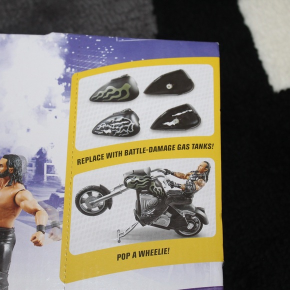 WWE Wrekkin’ Slamcycle Vehicle With Undertaker Basic Action Figure - Picture 11 of 12